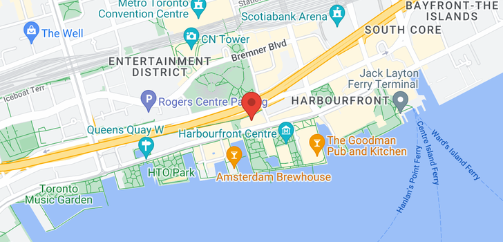 map of 230 Queens Quay W